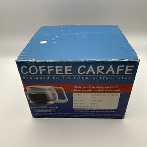 Melitta White 4 Cup Automatic‎ Drip Coffee Maker Carafe / Pot Model RCA-4U NEW